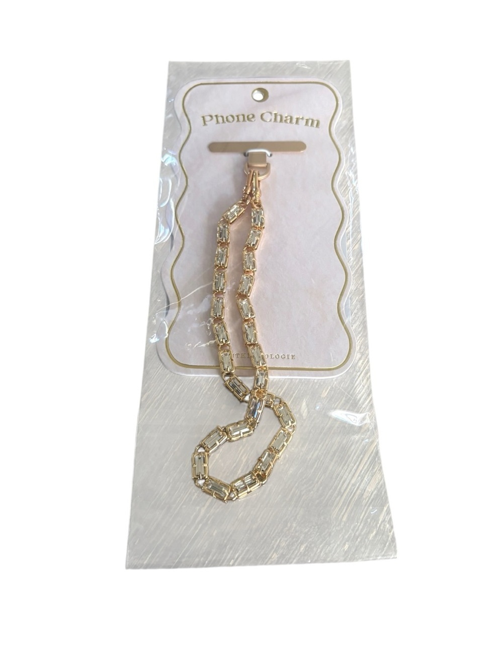 Crystal Phone Chain NWT By Anthropologie